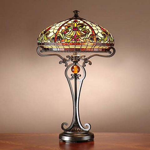 Dale Tiffany TT101114 Boehme Tiffany Table Lamp