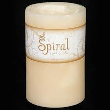 Vanilla Spiral Light Candle - Large